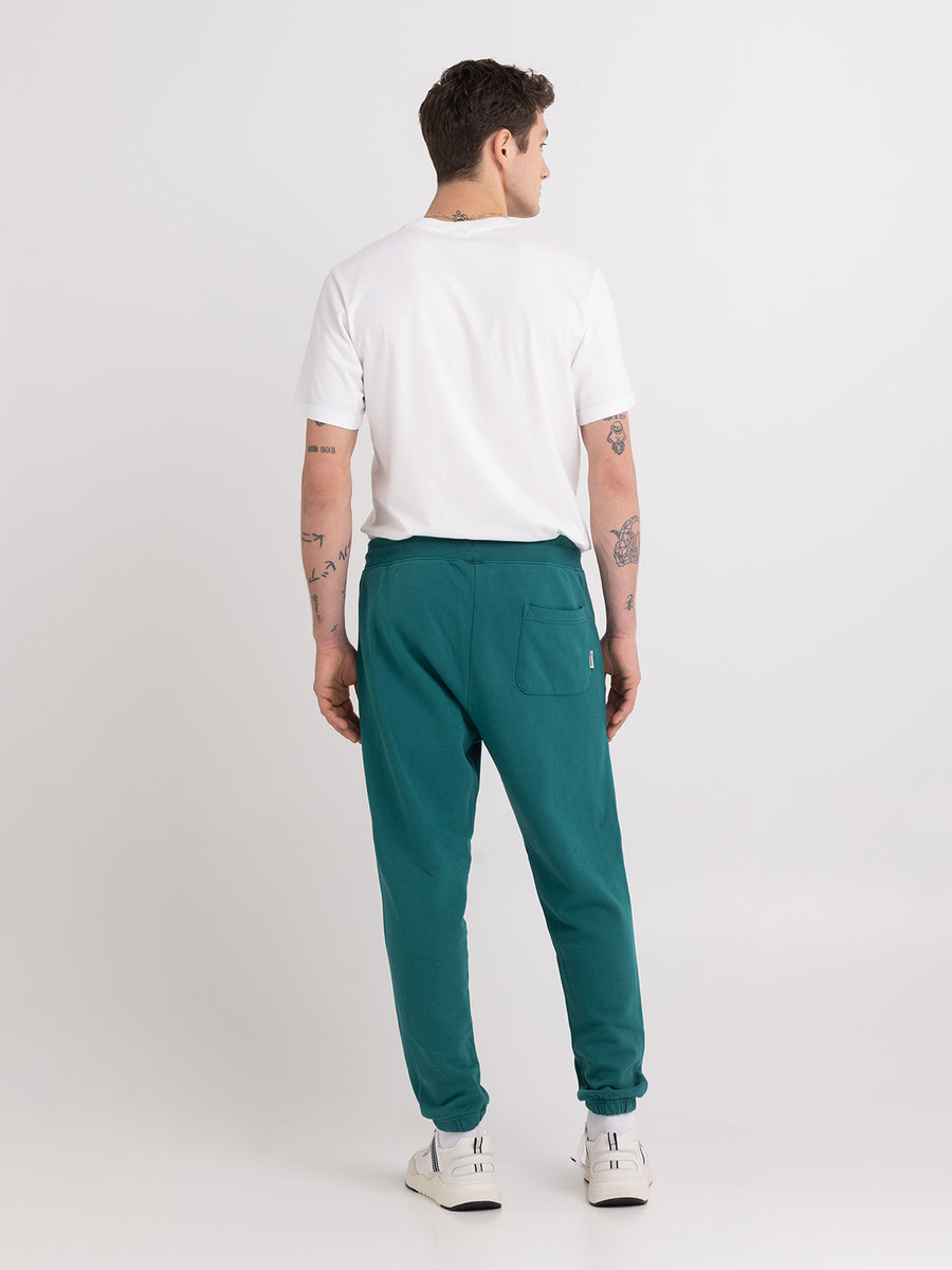 Agender jogger trousers with Crest logo embroidery