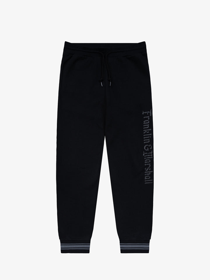 Organic cotton jogger trousers with Alumni logo print