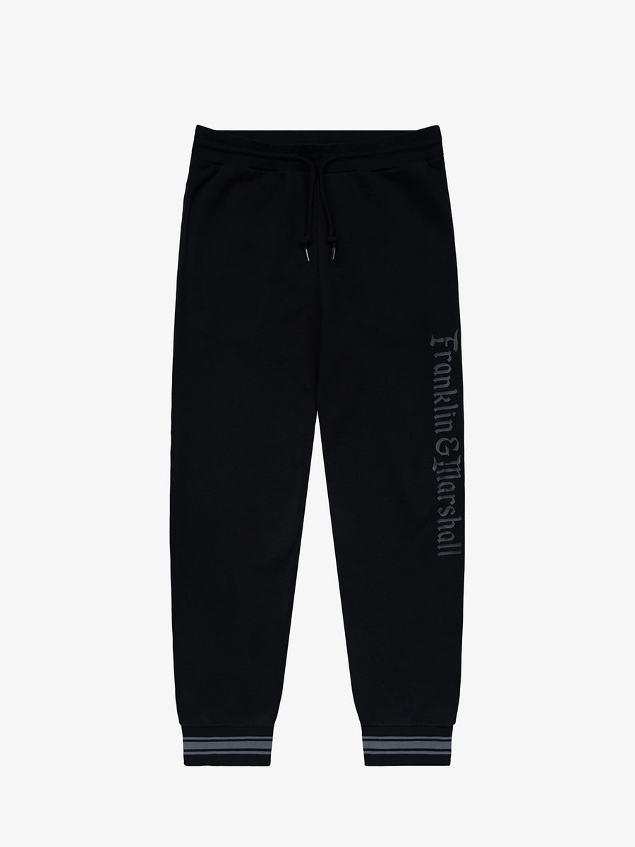 Organic cotton jogger trousers with Alumni logo print