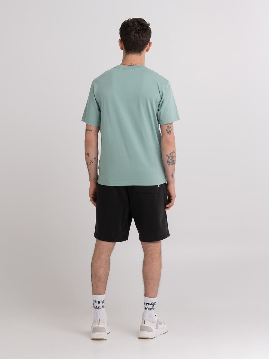 Jersey t-shirt with arch letter print