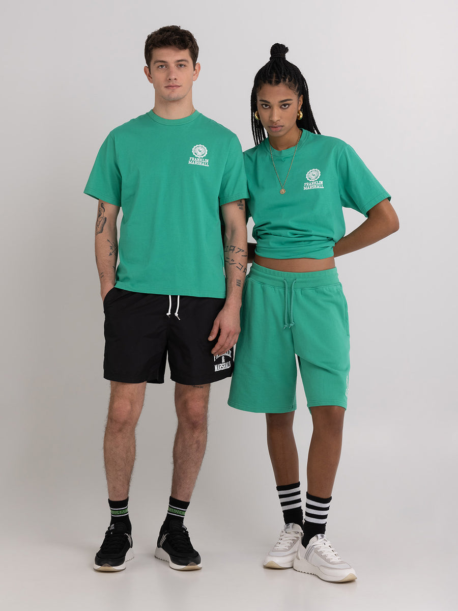 Agender t-shirt with Crest logo print