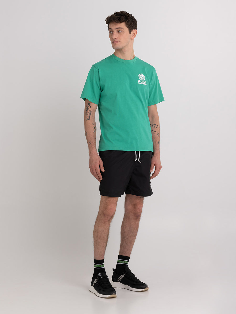 Agender t-shirt with Crest logo print