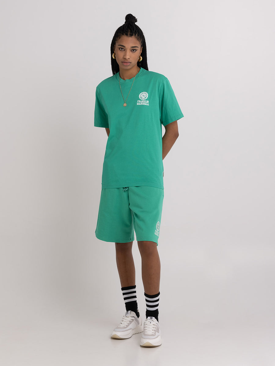 Agender t-shirt with Crest logo print