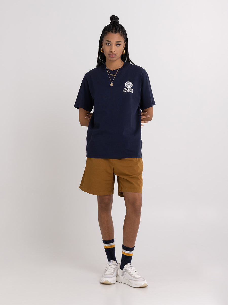 Agender t-shirt with Crest logo print