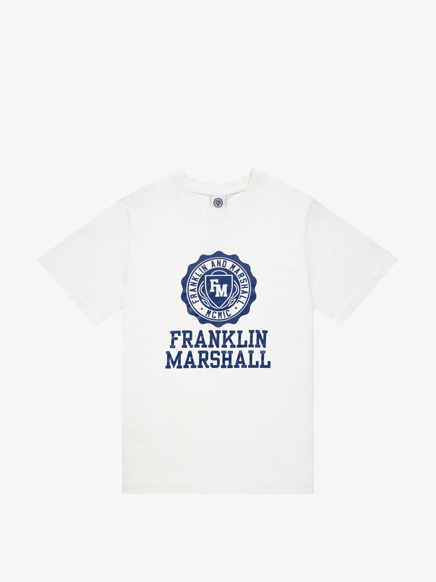 Agender t-shirt with Crest logo print