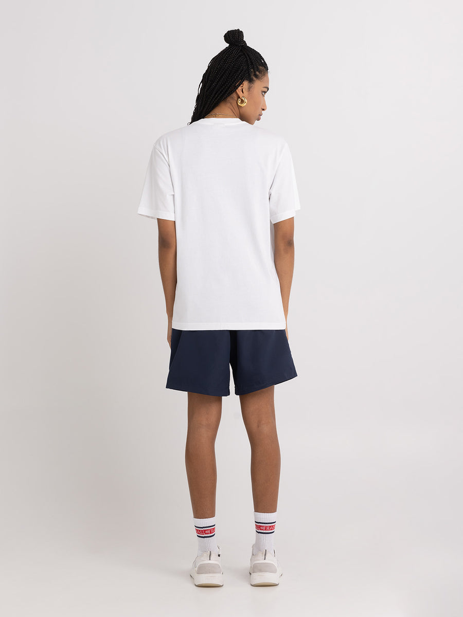 Agender t-shirt with Crest logo print