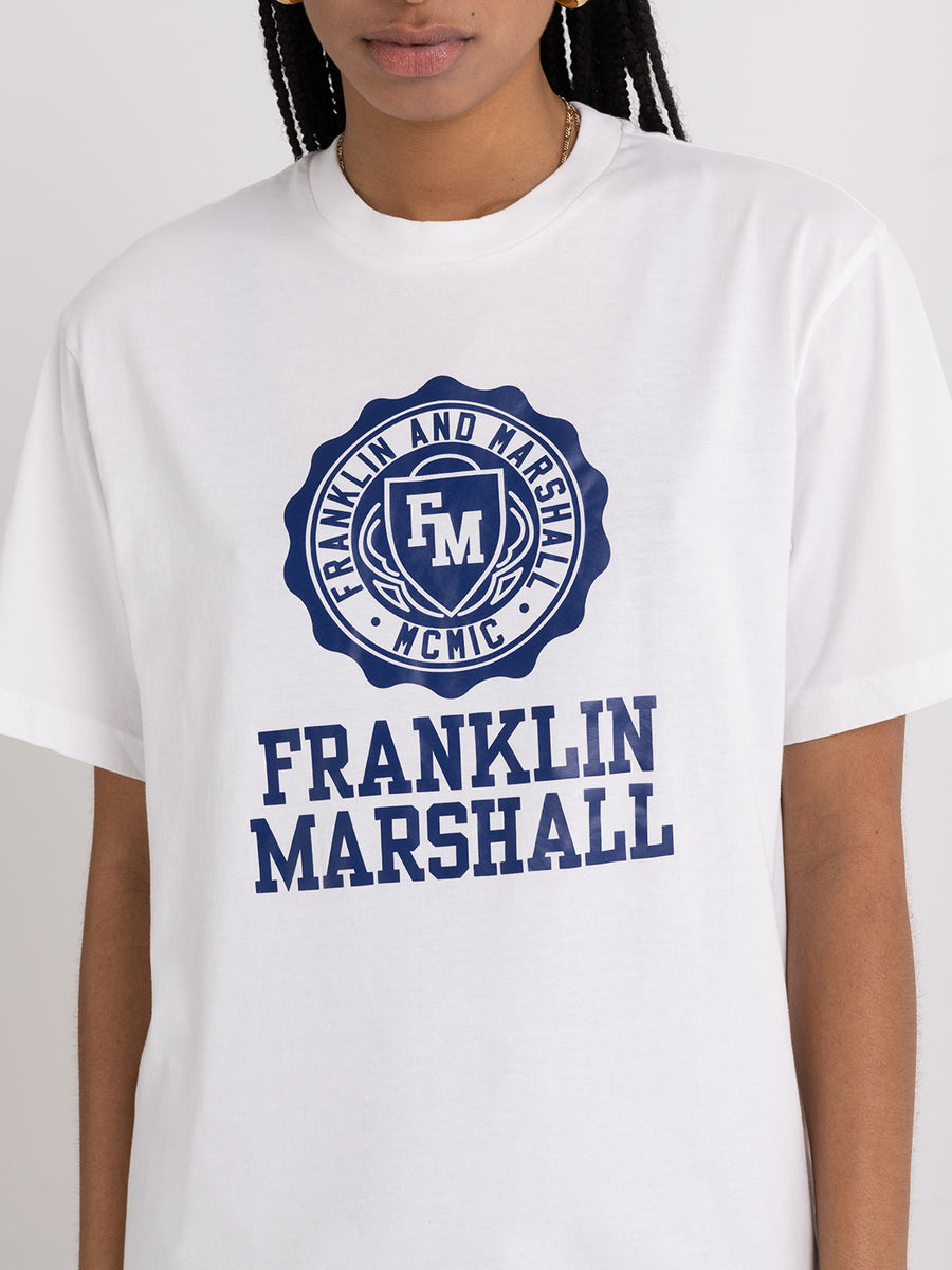 Agender t-shirt with Crest logo print