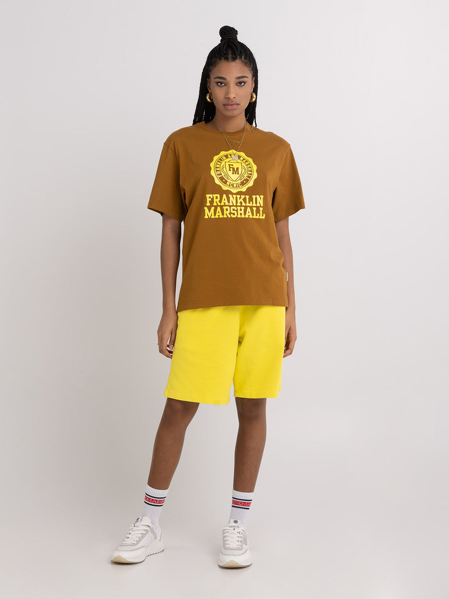 Agender t-shirt with Crest logo print