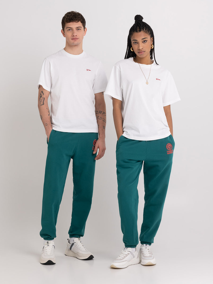 Agender jersey t-shirt with Pennant logo
