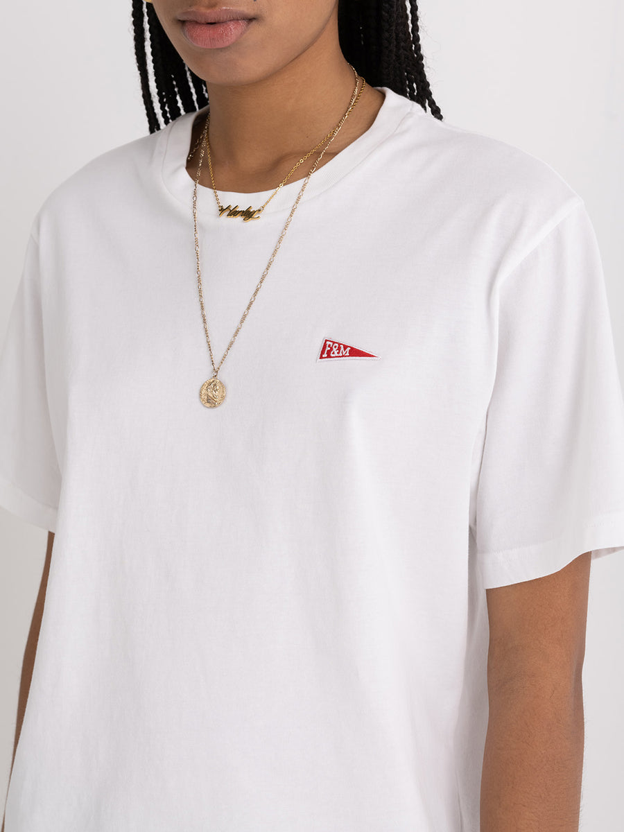 Agender jersey t-shirt with Pennant logo