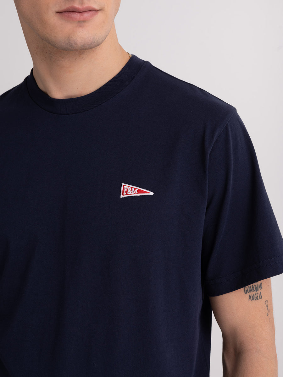 Agender jersey t-shirt with Pennant logo