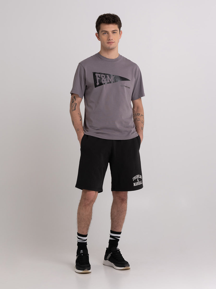 Jersey t-shirt with Pennant logo print