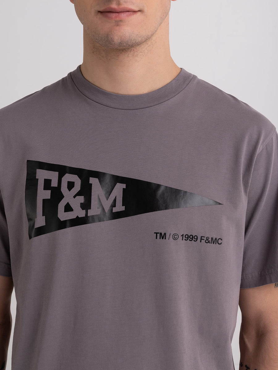 Jersey t-shirt with Pennant logo print