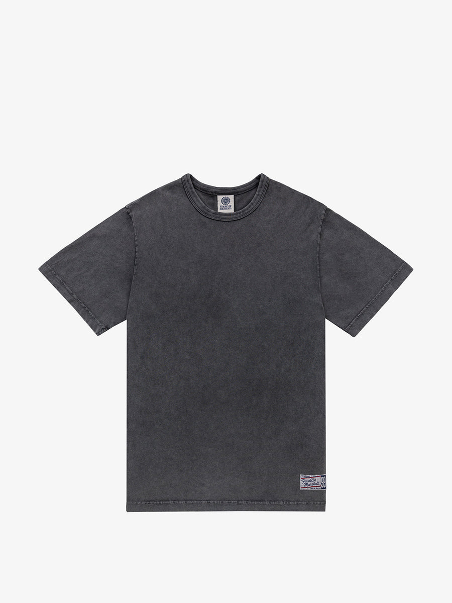 Acid wash garment-dyed t-shirt in jersey
