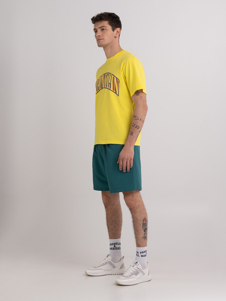 Jersey t-shirt with logo print