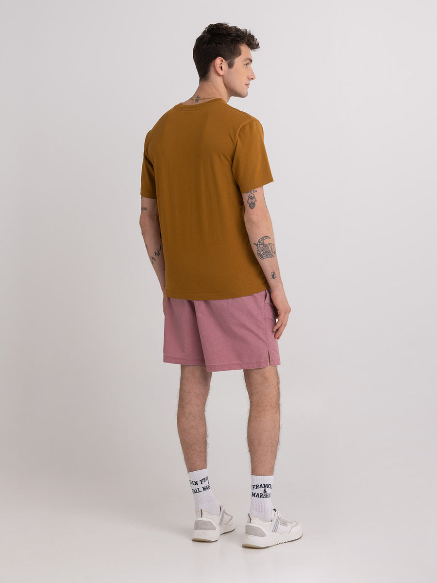 Crewneck t-shirt in jersey