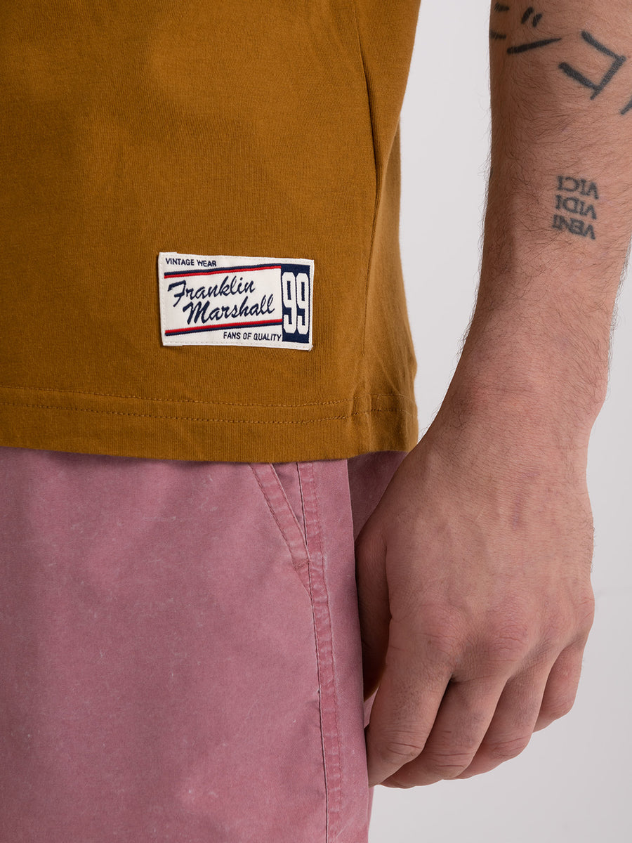 Crewneck t-shirt in jersey