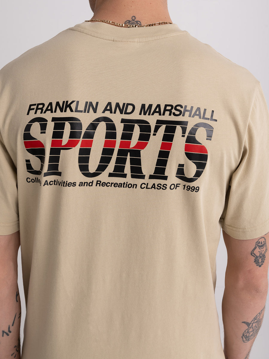 Jersey t-shirt with College Sports print