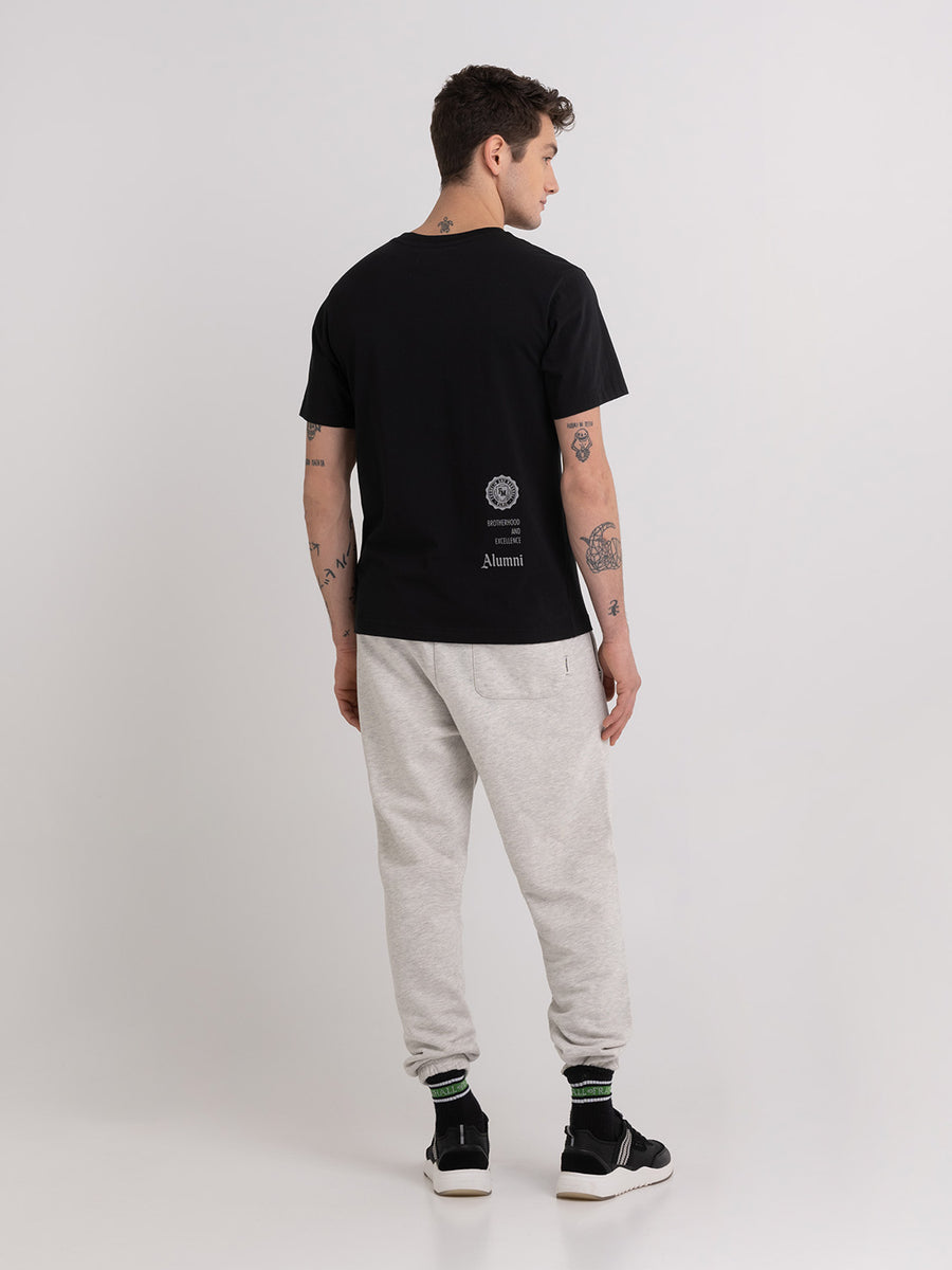 Organic cotton t-shirt with Alumni print