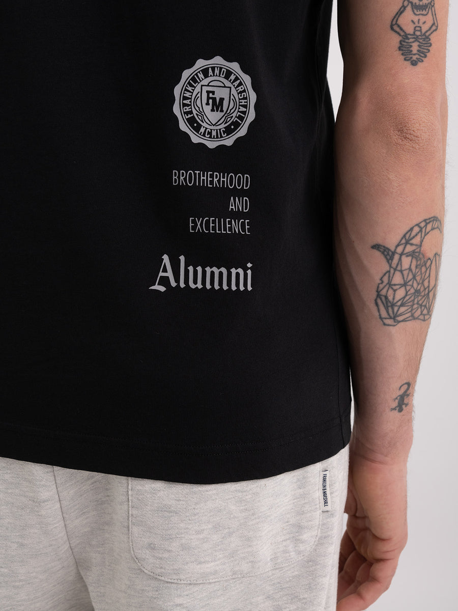 Organic cotton t-shirt with Alumni print