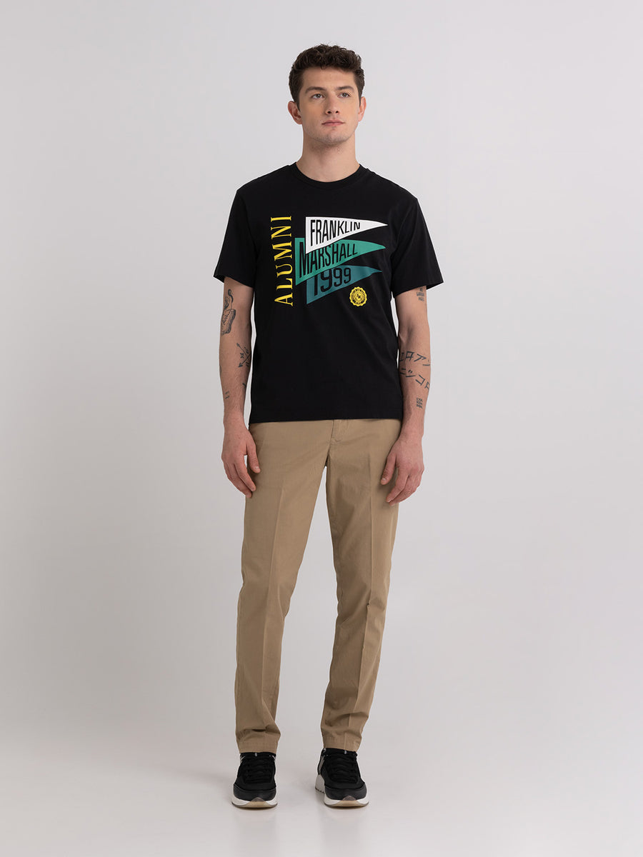 Organic cotton t-shirt with Alumni print