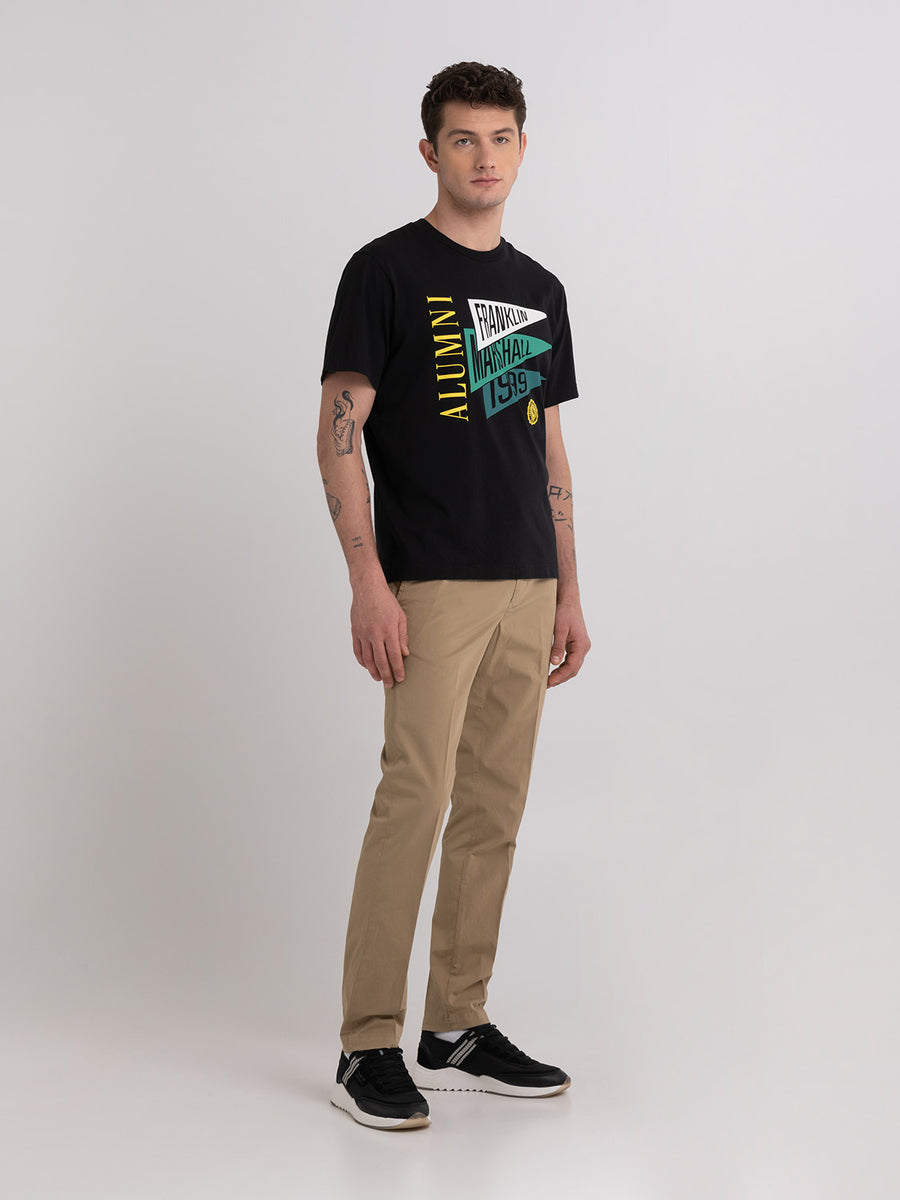 Organic cotton t-shirt with Alumni print