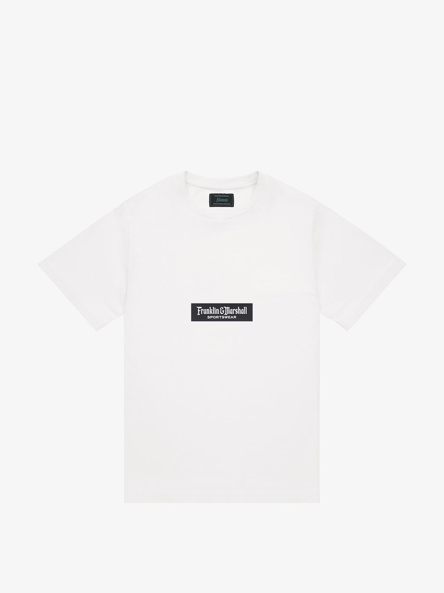 Organic cotton t-shirt with Alumni print