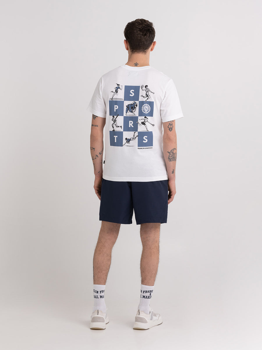 Organic cotton t-shirt with Sportswear print