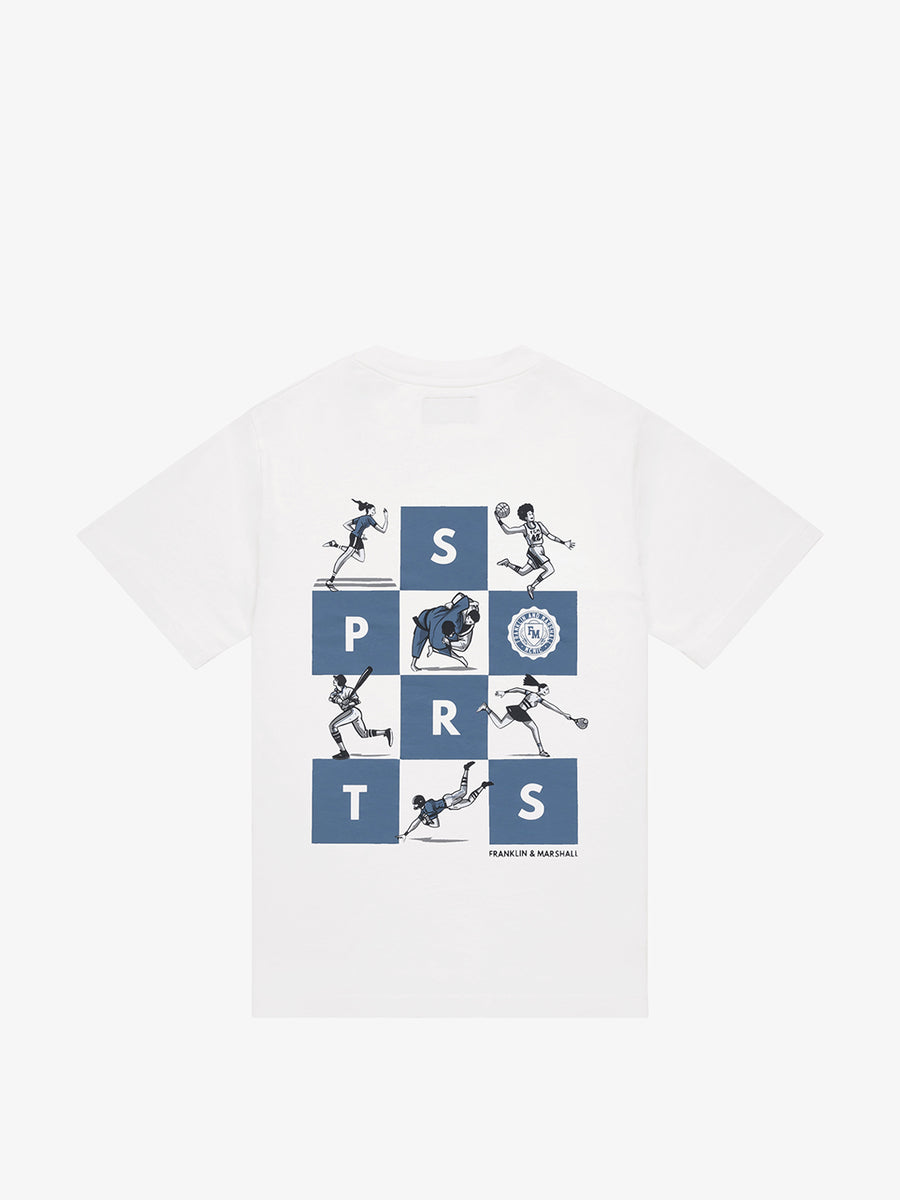Organic cotton t-shirt with Sportswear print