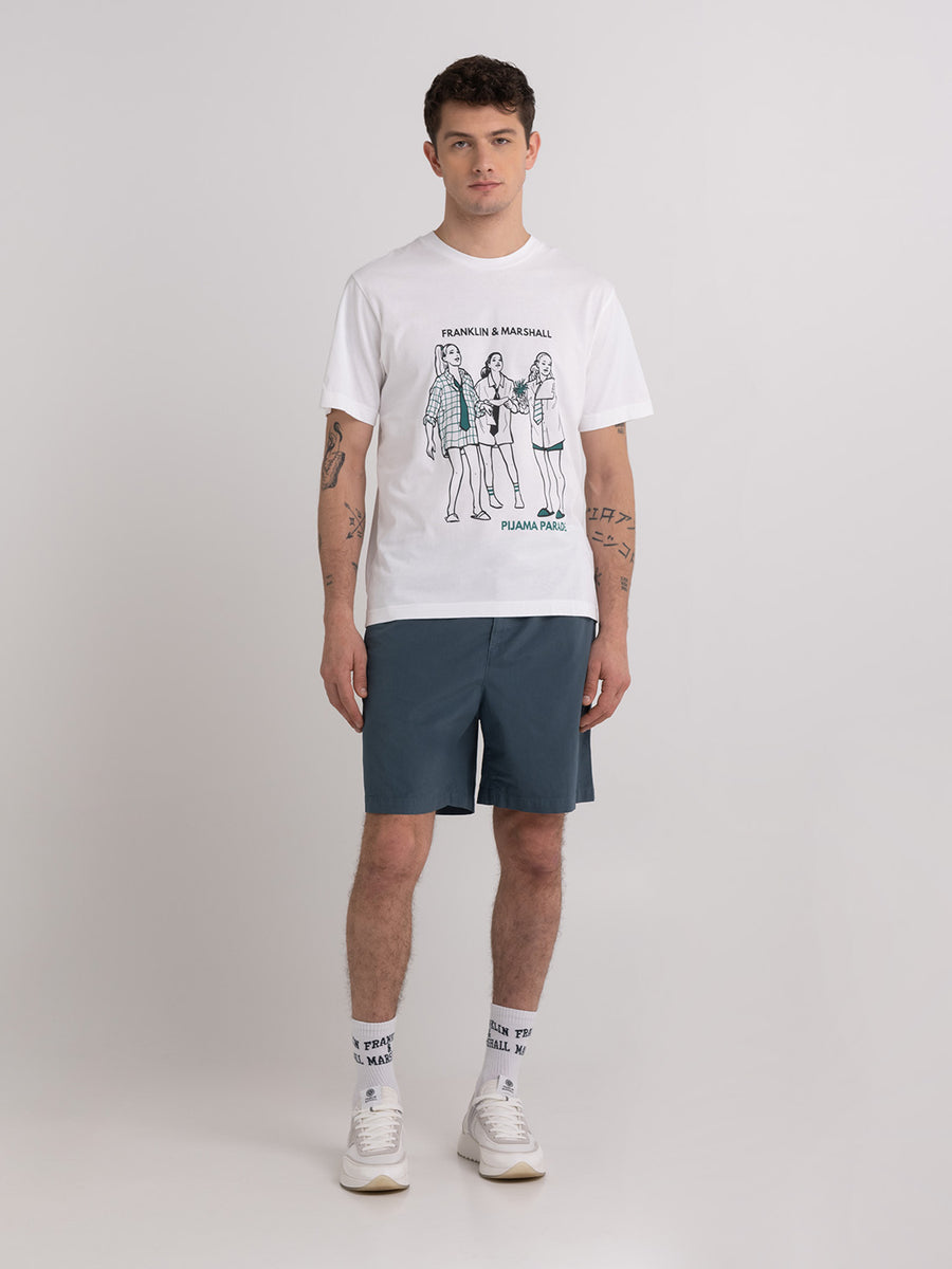 Organic cotton t-shirt with Pijama Parade Alumni print