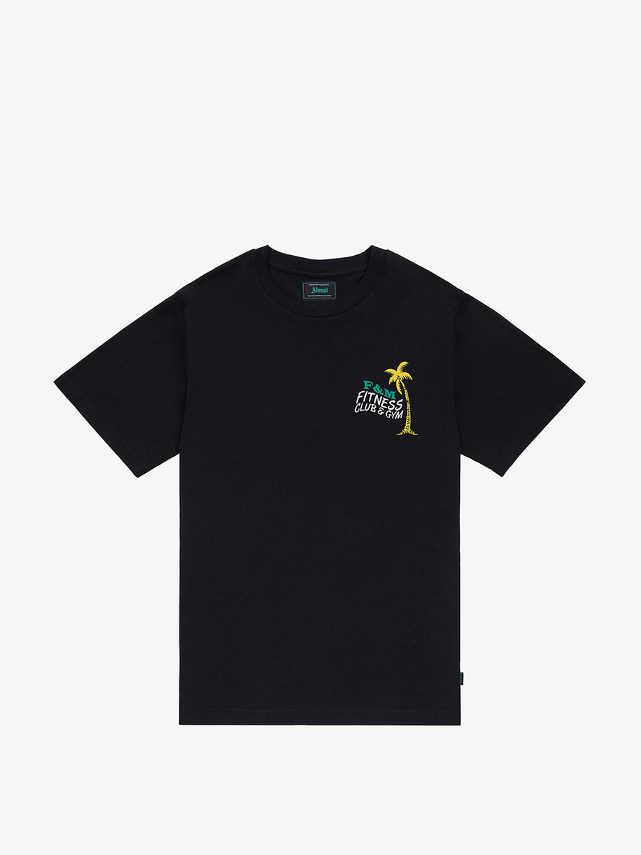Organic cotton t-shirt with Fitness Club Gym Alumni print