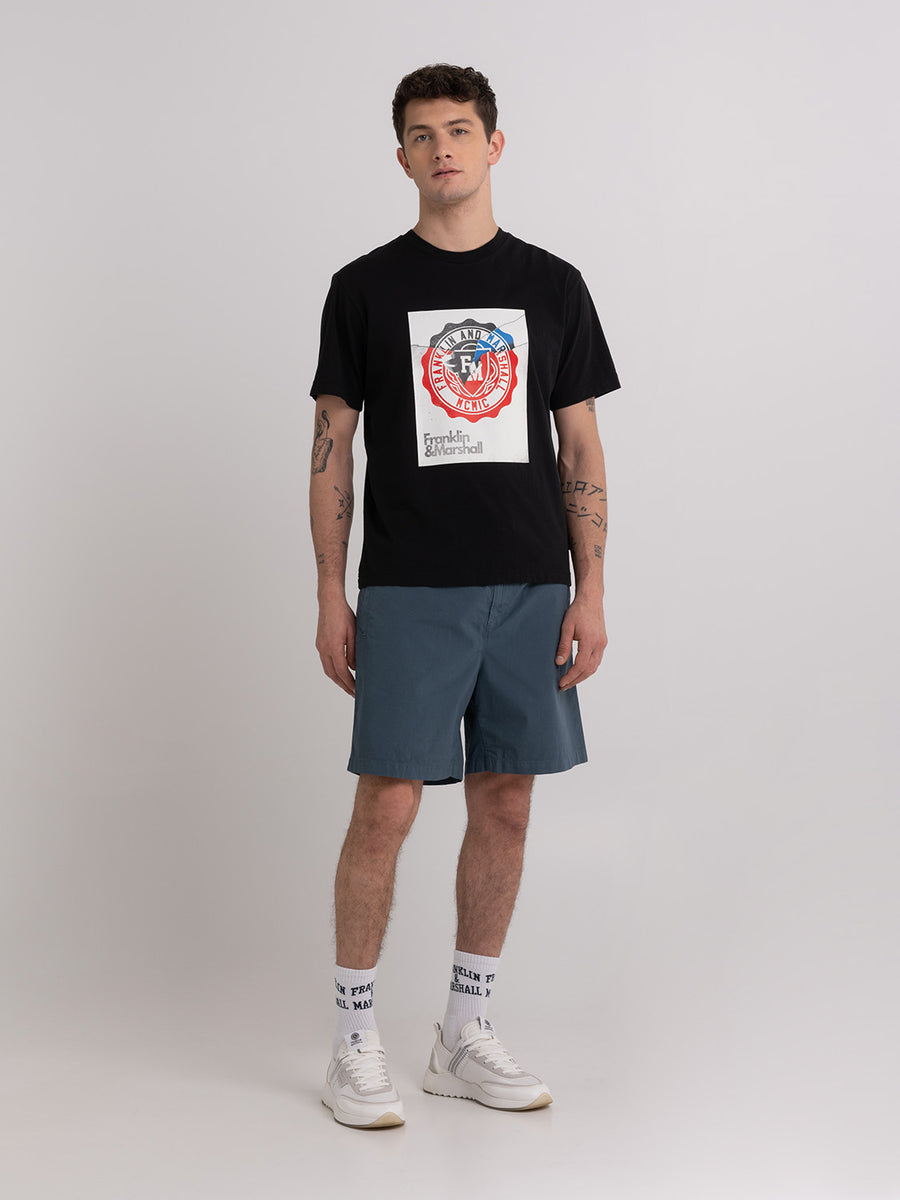 Organic cotton t-shirt with Alumni logo Crest print