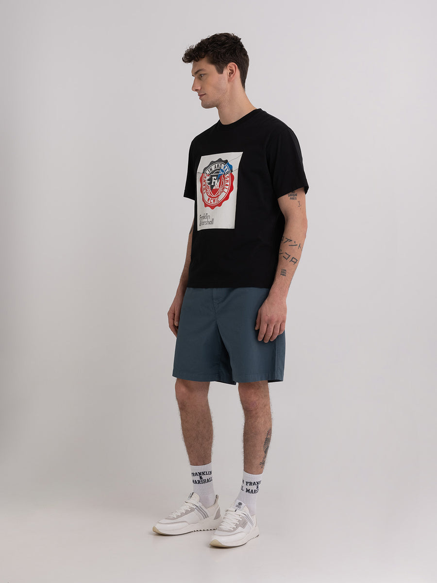 Organic cotton t-shirt with Alumni logo Crest print