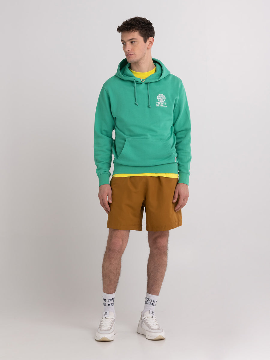 Hoodie with Crest logo embroidery