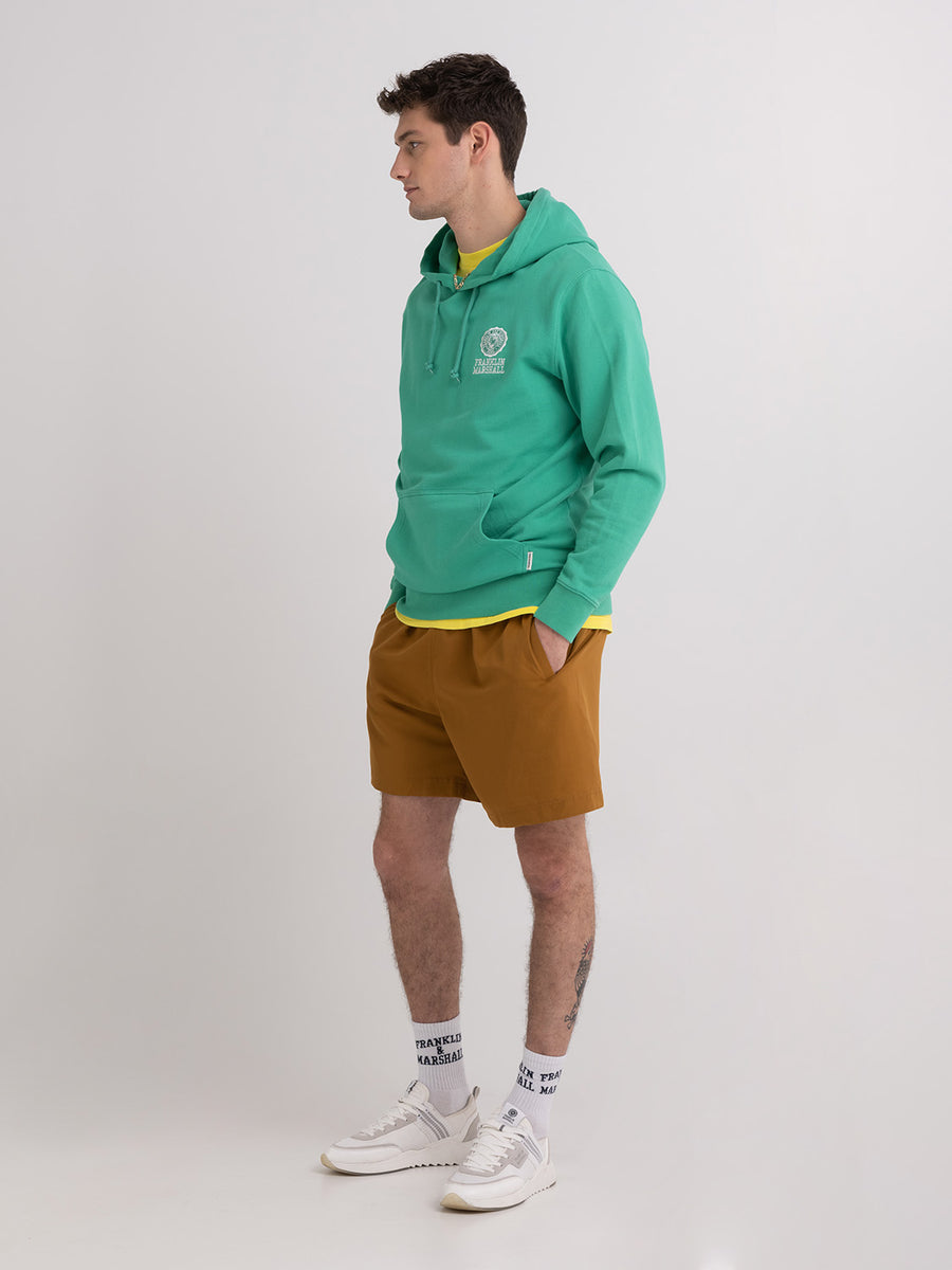 Hoodie with Crest logo embroidery