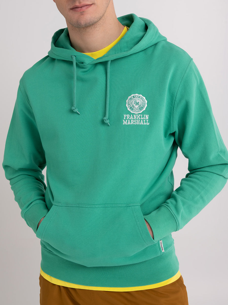 Hoodie with Crest logo embroidery