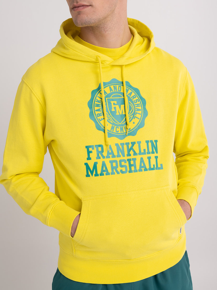 Hoodie with Crest logo print