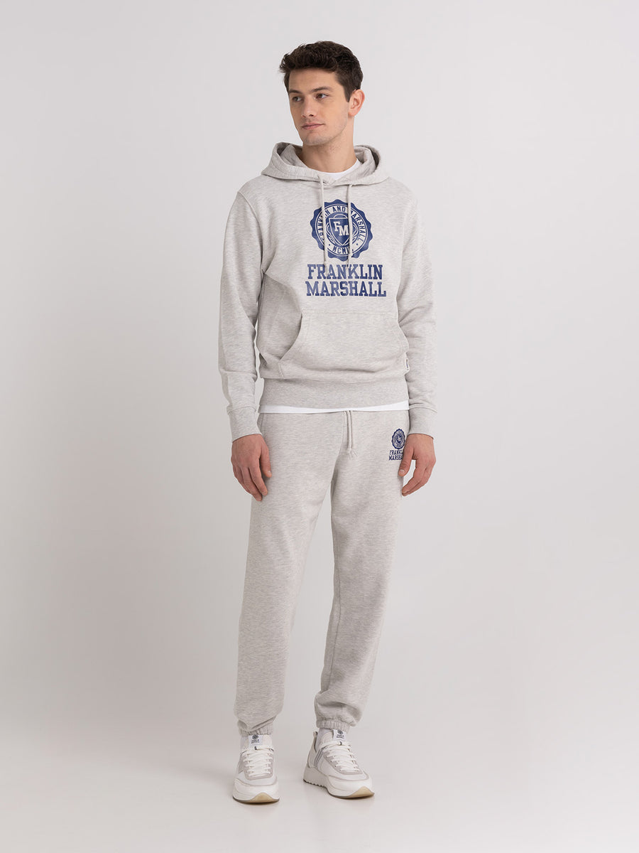 Hoodie with Crest logo print