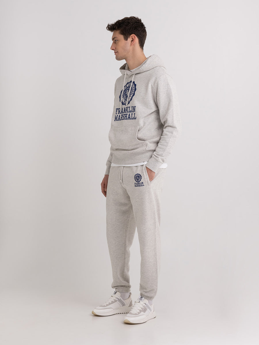 Hoodie with Crest logo print