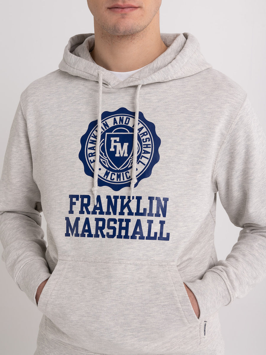 Hoodie with Crest logo print