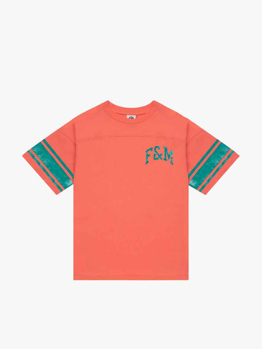 Jersey t-shirt with logo print