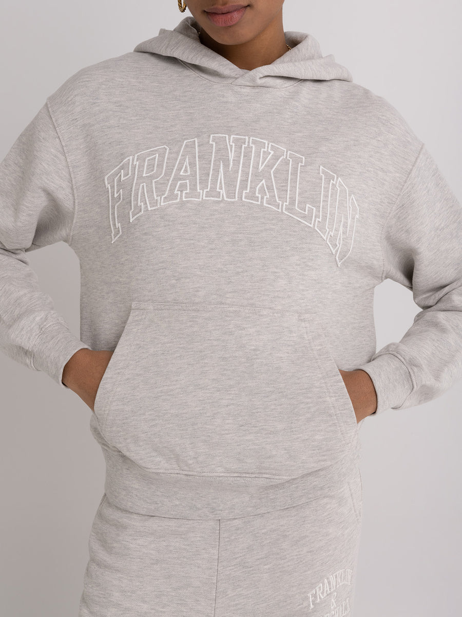 Hoodie with logo print