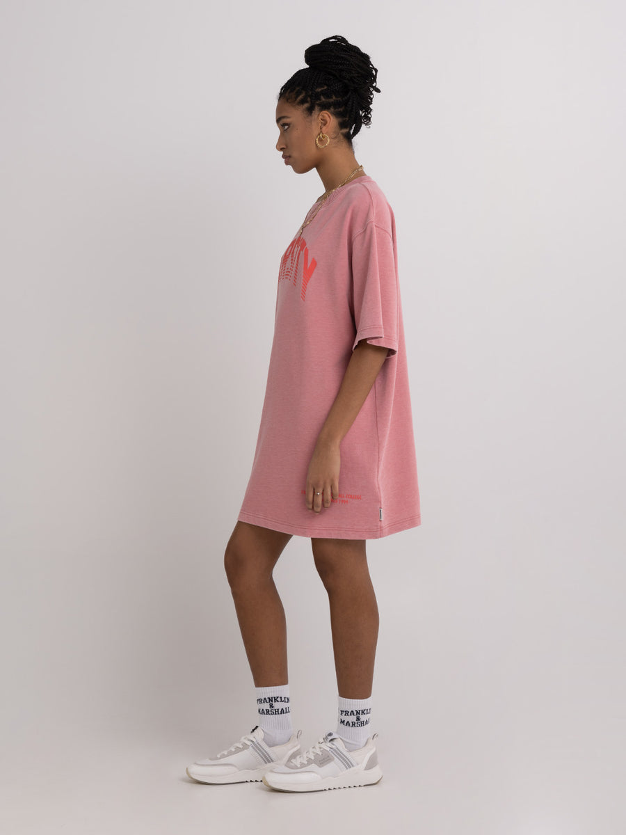 Varsity college maxi t-shirt with print