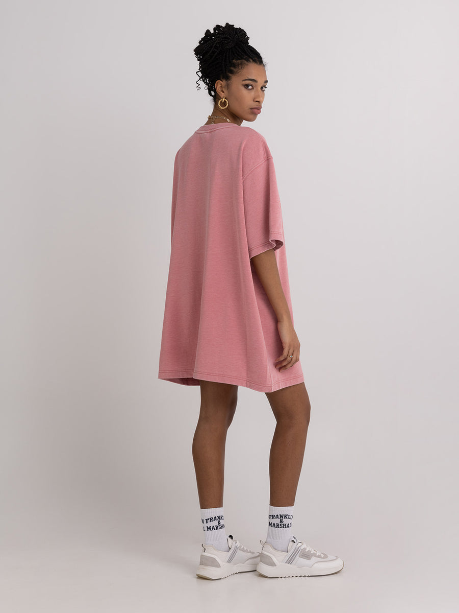 Varsity college maxi t-shirt with print