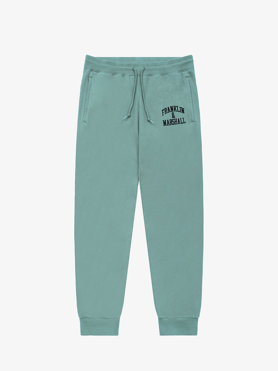 Agender jogger trousers with Arch letter embroidery