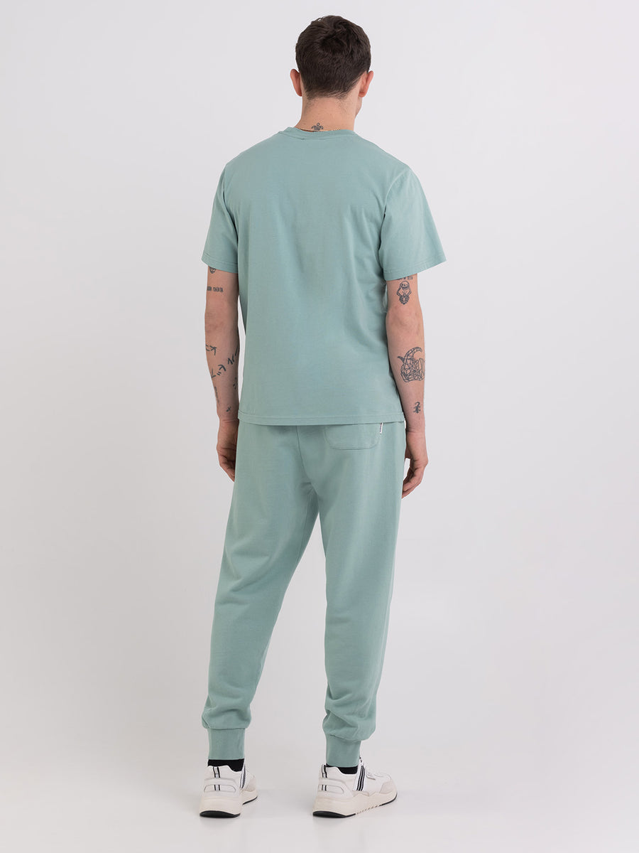 Agender jogger trousers with Arch letter embroidery
