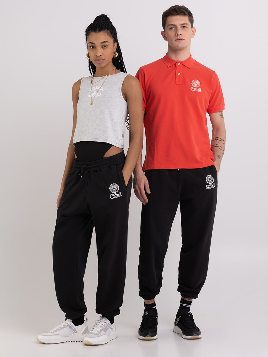 Pantaloni jogger Agender con ricamo logo Crest