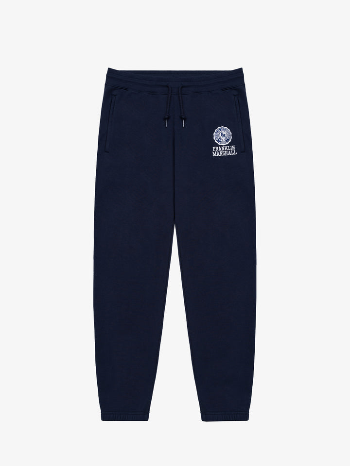 Agender jogger pants with Crest logo embroidery