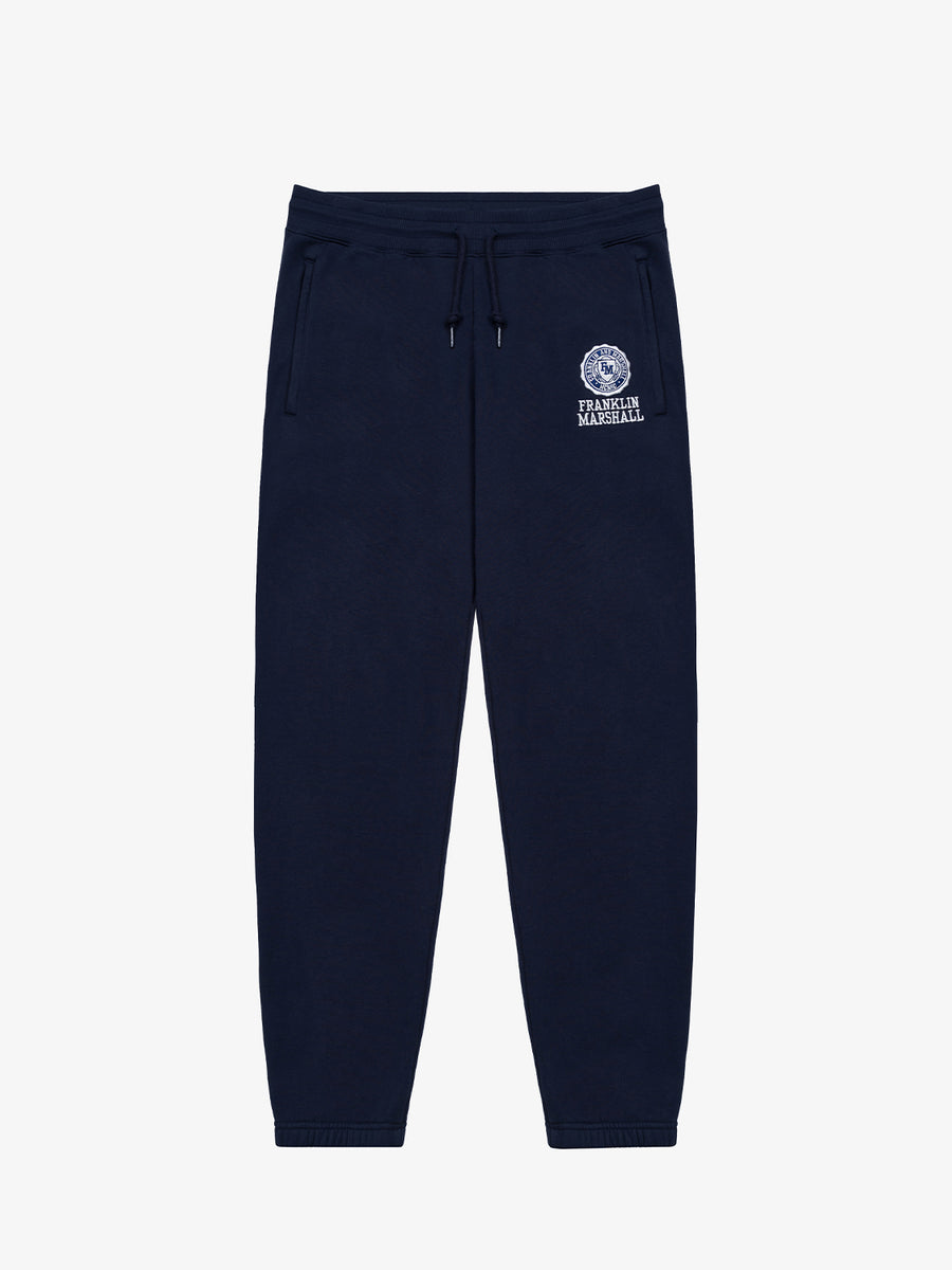 Agender jogger pants with Crest logo embroidery