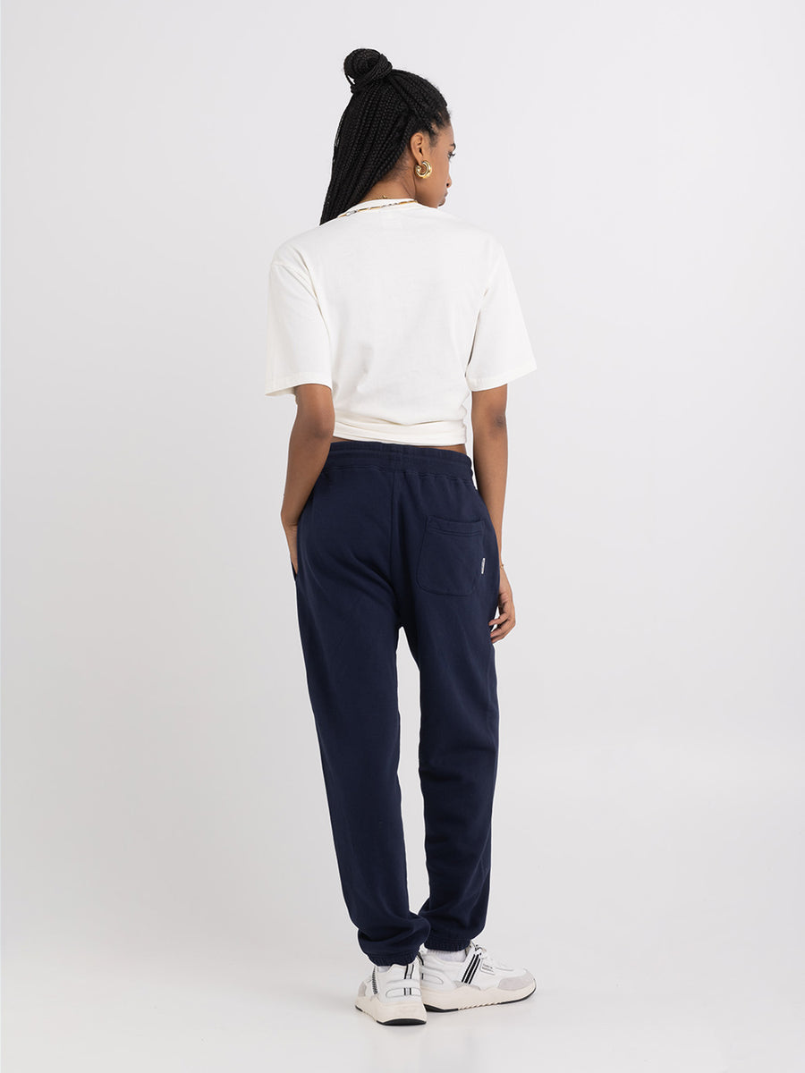 Agender jogger pants with Crest logo embroidery